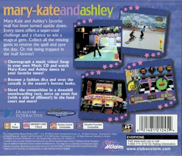 Mary-Kate and Ashley - Magical Mystery Mall (US) box cover back